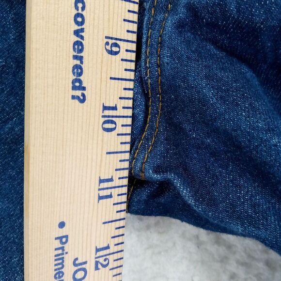 VTG Cowden Jeans Womens 30M (29x34) Highrise USA Cotton‎ Dark Denim Boot - Picture 7 of 11